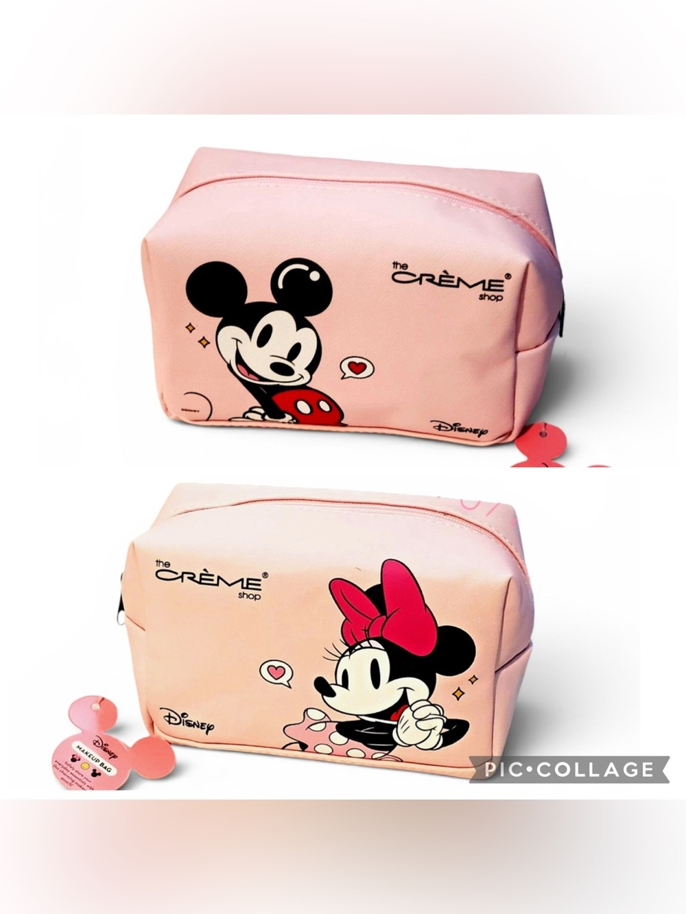 The crème shop Mickey Mouse Minnie Mouse cosmetic pouch